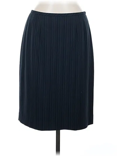 Pre-owned Caslon Formal Skirt In Blue