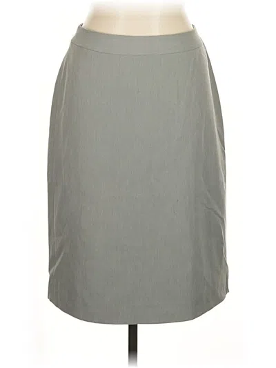 Pre-owned Caslon Formal Skirt In Gray