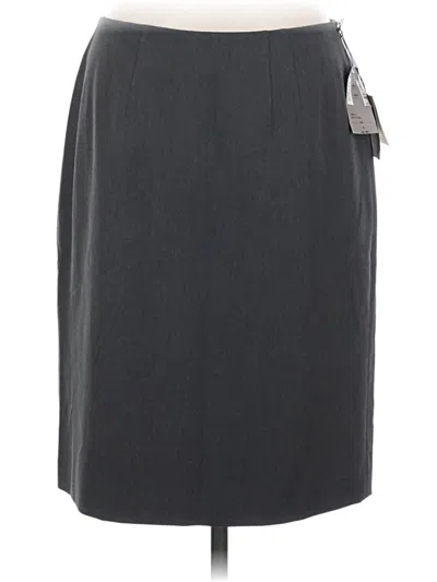 Pre-owned Caslon Formal Skirt In Gray