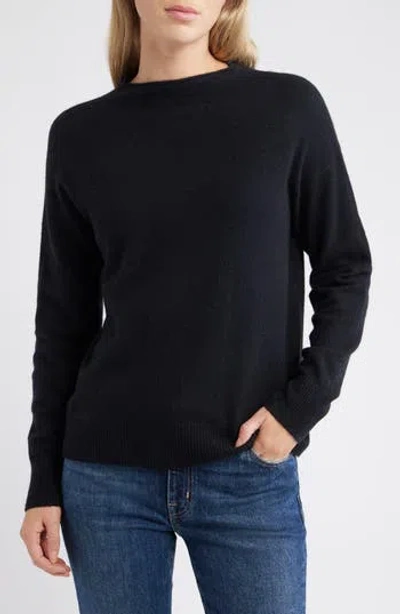 Caslon ® Funnel Neck Sweater In Black