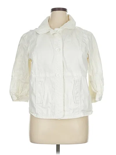 Pre-owned Caslon Jacket In White