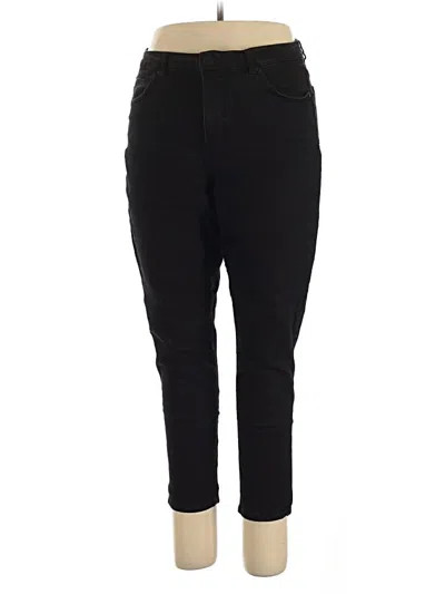 Pre-owned Caslon Jeggings In Black