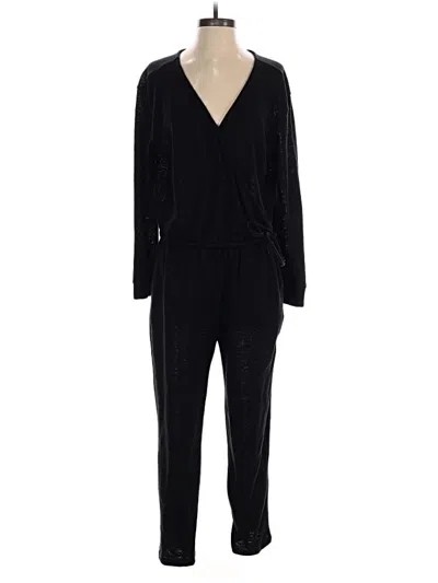 Pre-owned Caslon Jumpsuit In Black