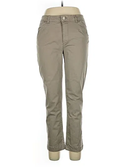 Pre-owned Caslon Khaki Pant In Brown