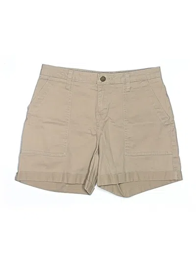 Pre-owned Caslon Khaki Shorts In Brown