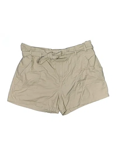 Pre-owned Caslon Khaki Shorts In Brown