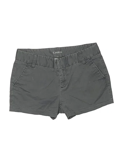 Pre-owned Caslon Khaki Shorts In Gray