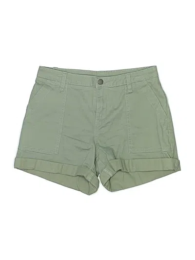 Pre-owned Caslon Khaki Shorts In Green