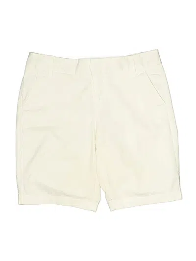 Pre-owned Caslon Khaki Shorts In White