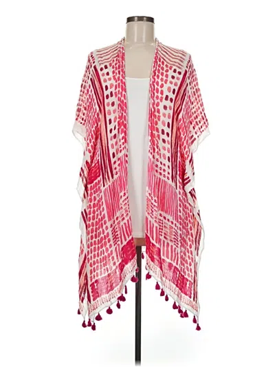 Pre-owned Caslon Kimono In Pink