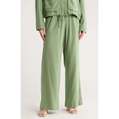 Caslon ® Linen Blend Pants In Green