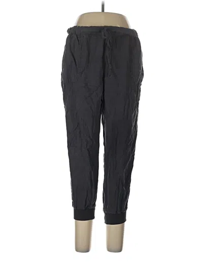 Pre-owned Caslon Linen Pants In Black