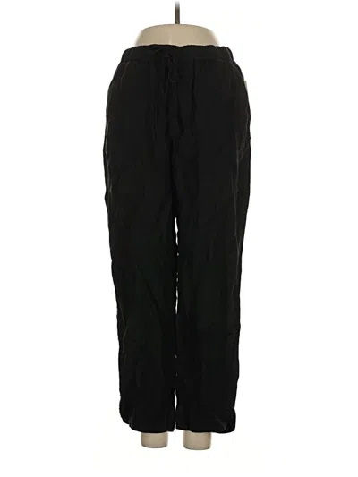 Caslon Linen Pants In Black