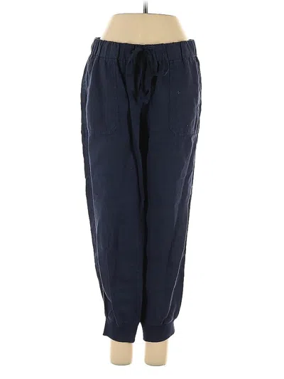 Pre-owned Caslon Linen Pants In Blue