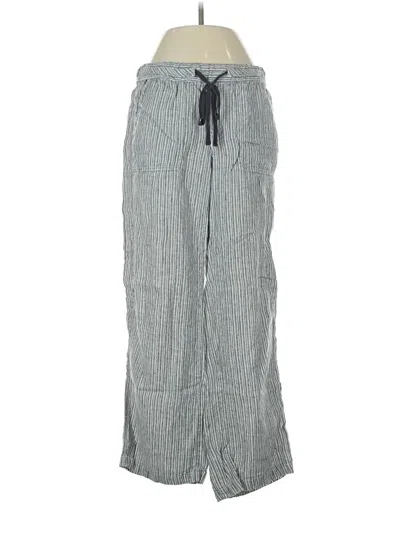 Pre-owned Caslon Linen Pants In Blue