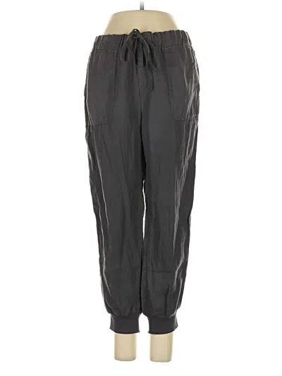 Pre-owned Caslon Linen Pants In Gray