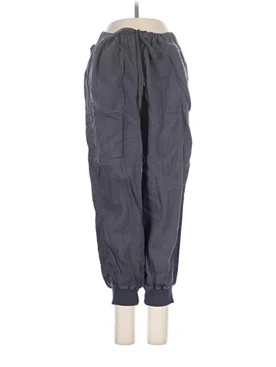 Pre-owned Caslon Linen Pants In Gray