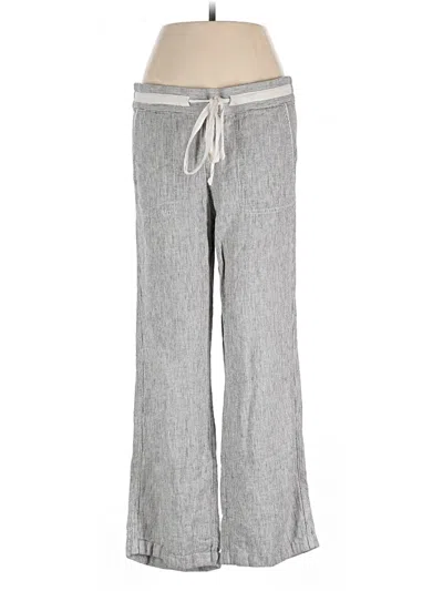 Pre-owned Caslon Linen Pants In Gray