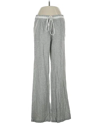 Pre-owned Caslon Linen Pants In Gray
