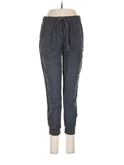 Pre-owned Caslon Linen Pants In Gray
