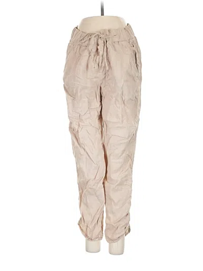 Pre-owned Caslon Linen Pants In Tan