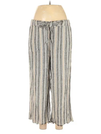 Pre-owned Caslon Linen Pants In White