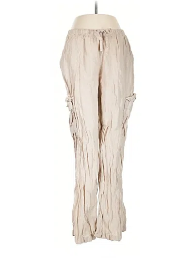 Pre-owned Caslon Linen Pants In White