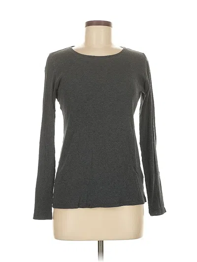 Pre-owned Caslon Long Sleeve T-shirt In Gray
