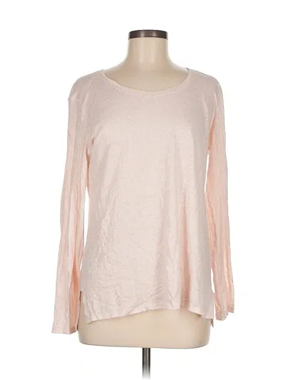 Pre-owned Caslon Long Sleeve T-shirt In Pink