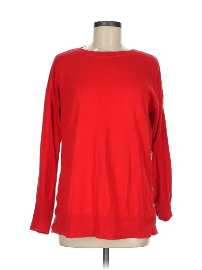 Pre-owned Caslon Long Sleeve T-shirt In Red