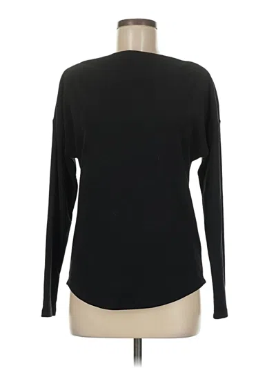 Pre-owned Caslon Long Sleeve Top Black Turtleneck Tops