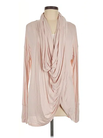 Pre-owned Caslon Long Sleeve Top Pink Cowl Neck Tops