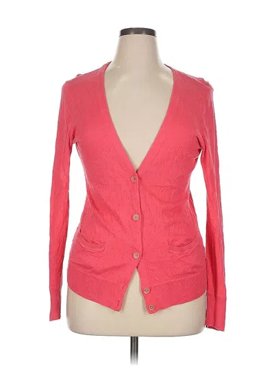 Pre-owned Caslon Long Sleeve Top Pink Sweetheart Neckline Tops