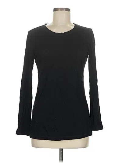 Pre-owned Caslon Long Sleeve T-shirt In Black