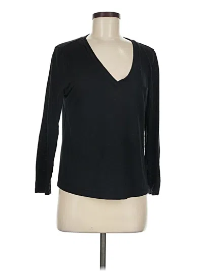 Pre-owned Caslon Long Sleeve T-shirt In Black