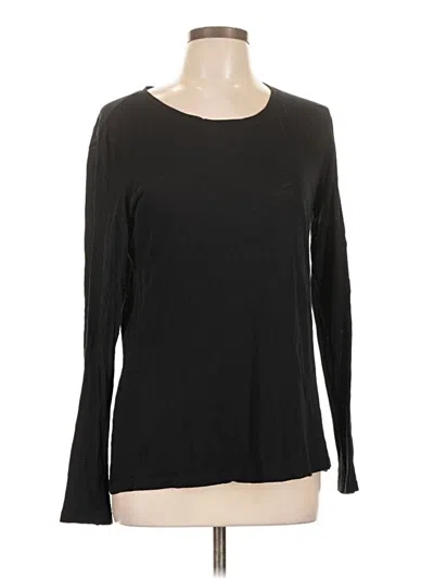 Pre-owned Caslon Long Sleeve T-shirt In Black
