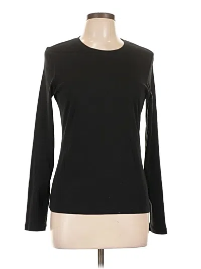 Pre-owned Caslon Long Sleeve T-shirt In Black