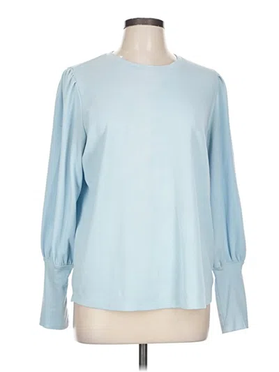 Pre-owned Caslon Long Sleeve T-shirt In Blue