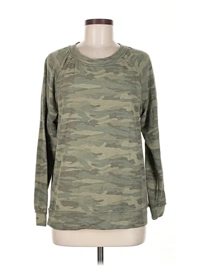 Pre-owned Caslon Long Sleeve T-shirt In Green
