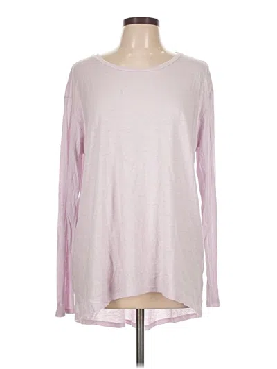 Pre-owned Caslon Long Sleeve T-shirt In Pink