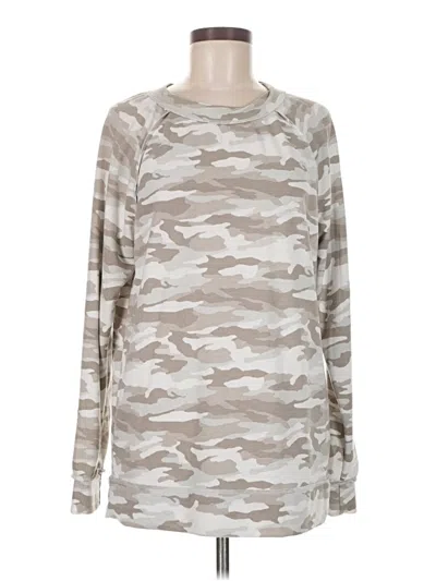 Pre-owned Caslon Long Sleeve T-shirt In Silver