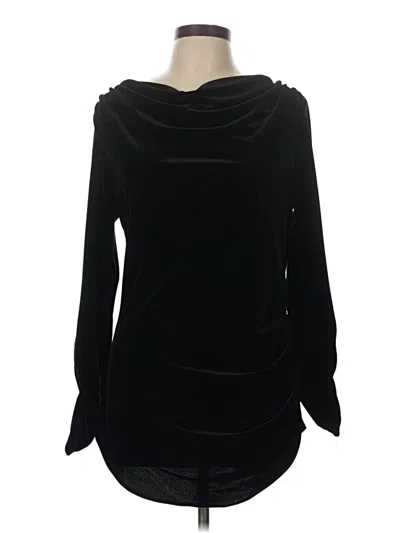 Pre-owned Caslon Long Sleeve Turtleneck In Blue