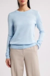 Caslon ® Merino Wool Blend Crewneck Sweater In Blue