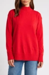 Caslon ® Mock Neck Tunic Sweater