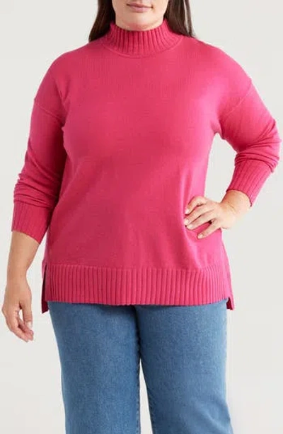 Caslon ® Mock Neck Tunic Sweater