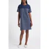 Caslon ® Patch Pocket Stripe T-shirt Dress In Blue