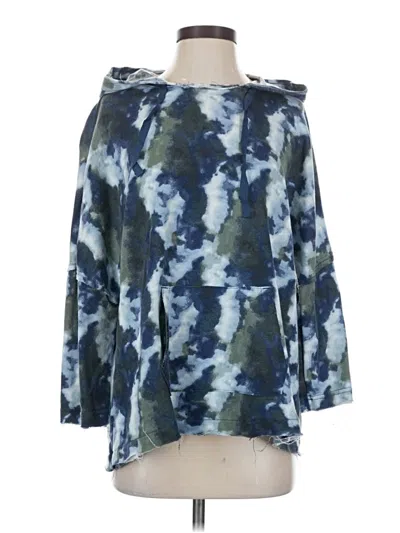 Pre-owned Caslon Poncho In Blue