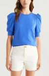 Caslon ® Puff Short Sleeve Sweatshirt In Blue