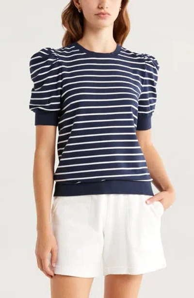 Caslon ® Puff Short Sleeve Sweatshirt In Blue