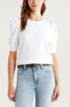 Caslon ® Puff Short Sleeve Sweatshirt In White
